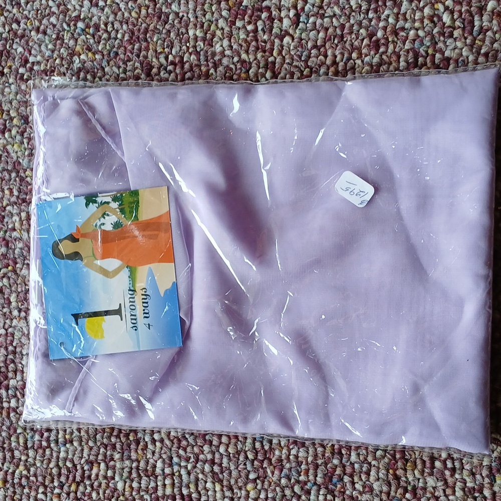Vibrant Swim Sarong Yellow Size OS